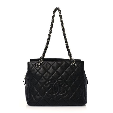 chanel caviar quilted petite timeless tote ptt black|CHANEL Caviar Quilted Petit Timeless Tote PTT Black.